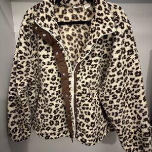 Levi's Valley Sherpa Jacket - Cream and Brown Teddy Jacket